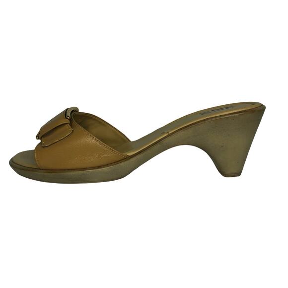 Andrew Stevens Tan Slide Sandals - Size 10 - Women - Picture 7 of 12